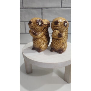 Squirrels Salt and Pepper, Vintage Japan